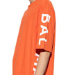Orange Cotton T-ShirtBalmain cotton t-shirt with short sleeves and logo print on the side and rubber logo on the backOrange Cotton T-Shirt${tagsBalmainAulae Orange Cotton T-Shirt BalmainAulae Orange Cotton T-Shirt Balmain cotton t-shirt with short sleeves