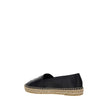 Black Lamb Ovis Aries Aries EspadrillesLambskin Espadrilles by Saint Laurent, flat sole with rope detail, elongated toe, slip-on style, iconic brand monogram tone-on-tone press-stamped on front, contrasting logo insole. Season: AW25 Composition: UPPER 100