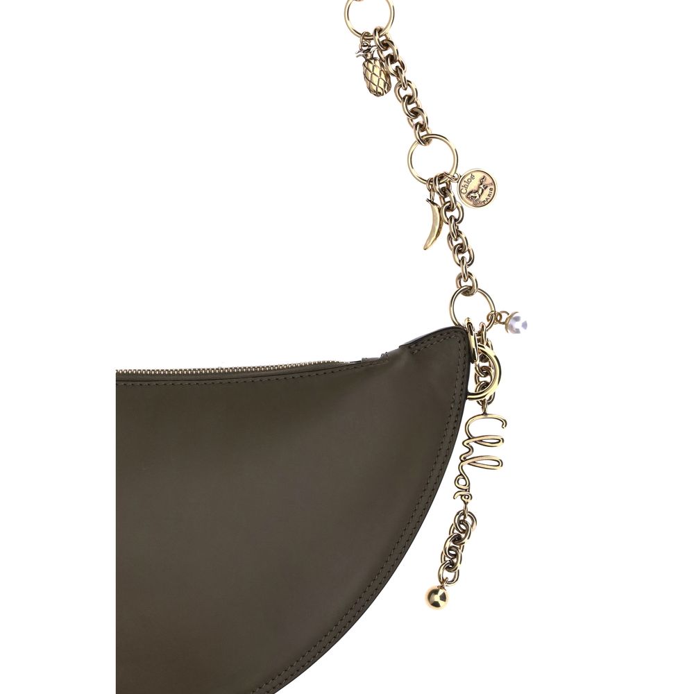 Chloé Icons Leather Shoulder Bag with Chain Strap