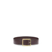 Brown Calf Leather Bos Taurus Regular BeltEtro’s Leather Belt is made of soft, solid-colored leather, ideal for those looking for a simple yet high-quality accessory. Complemented by an adjustable square-shaped buckle, it combines functionality and elegan