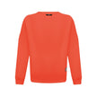 Orange Cotton Men SweaterElevate your style quotient with the Balmain cotton sweatshirt, where comfort meets high fashion. This bold orange piece showcases an audacious logo print on the back complemented by a striking rubber logo on the front, encapsulat