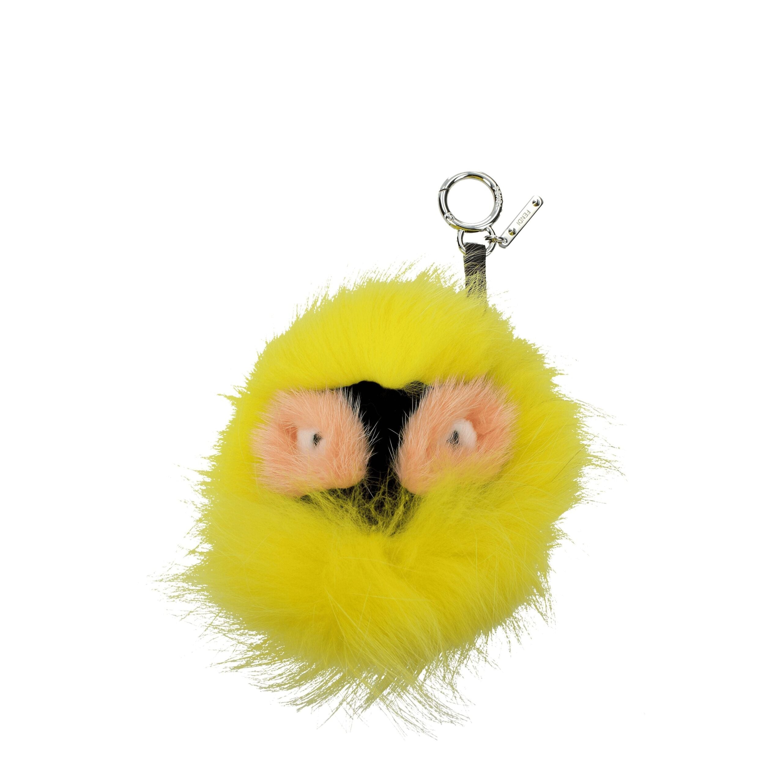 Yellow Fur KeychainDescription: The product with MPN 7AR3908LUF03TR and code F38158 fur in yellow is a keychain designed by Fendi. It has features like logo. Additional Info: Materials: Fur Measurements: 16×23 cm MPN: 7AR3908LUF03TR New collection: NoYell