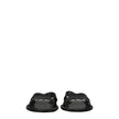 Black Leather SlippersDescription: The product with MPN FB52MU021L6599 and code F65450 leather in black is a slippers and clogs designed by Kenzo. Additional Info: Style: Casual Materials: Leather Shoe sole: Leather Shoe tip: Open toe Heel type: Low and f