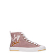 Pink Fabric High Top SneakersDescription: The product with MPN SB37112A000000348 and code F66366 fabric in pink is a sneakers designed by See by Chloé. It has features like side logo. Additional Info: Style: Casual Closing type: Lace up Closure Materials: