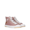Pink Fabric High Top SneakersDescription: The product with MPN SB37112A000000348 and code F66366 fabric in pink is a sneakers designed by See by Chloé. It has features like side logo. Additional Info: Style: Casual Closing type: Lace up Closure Materials: