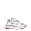 White Leather Athletic SneakersDescription: The product with MPN 1004182D16TCGD014H and code F69428 leather in white is a sneakers designed by Versace. It has features like front logo, side logo, back logo. Additional Info: Closing type: Lace up Closure M