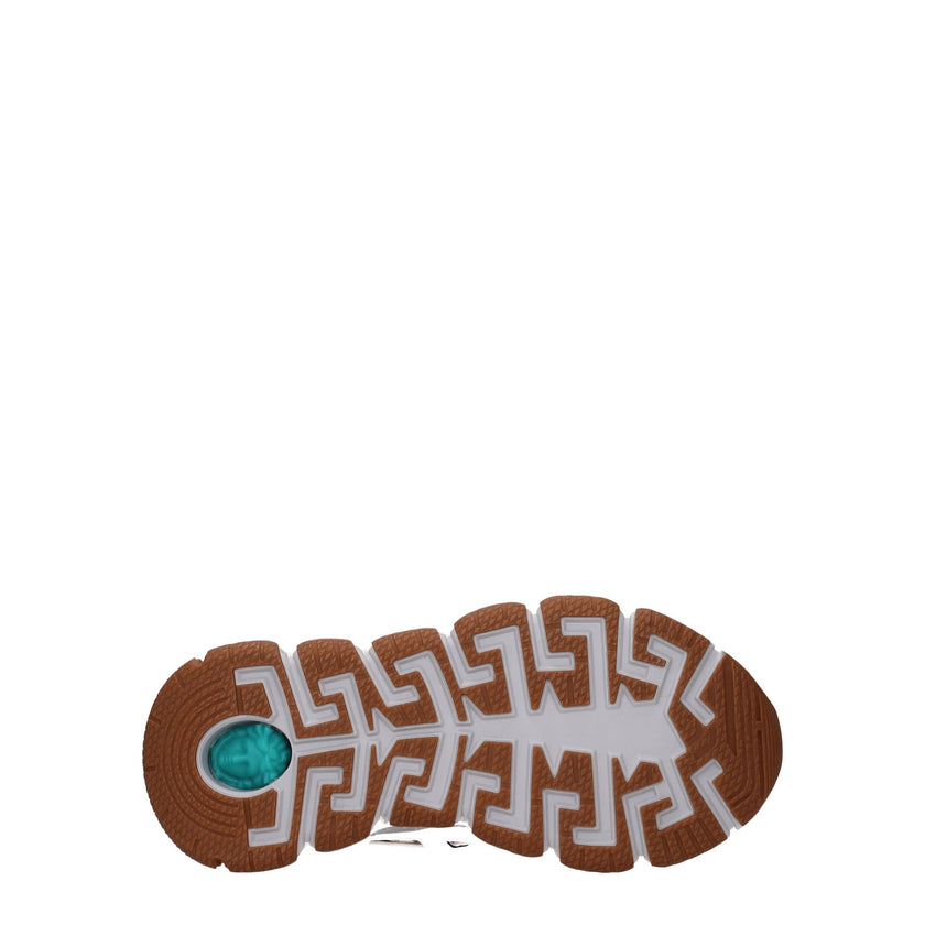 White Leather Athletic SneakersDescription: The product with MPN 1004182D16TCGD014H and code F69428 leather in white is a sneakers designed by Versace. It has features like front logo, side logo, back logo. Additional Info: Closing type: Lace up Closure M