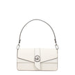 White Leather HandbagDescription: The product with MPN 30T2SGRL1LOPTICWHITE and code F70011 leather in white is a handbags designed by Michael Kors. It has features like front logo, removable handle, adjustable shoulder, removable shoulder. Additional Inf