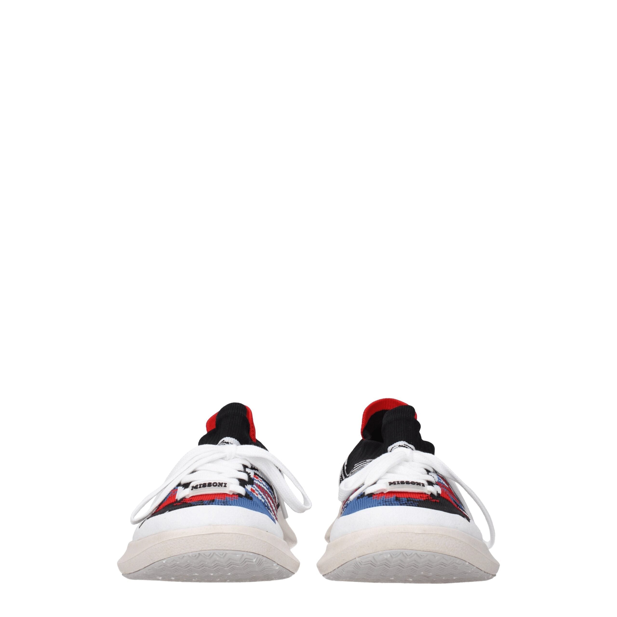 Multicolor Fabric SneakersDescription: The product with MPN DONNASHMISFLYREBOTILIA112 and code F69837 fabric in multicolor is a sneakers designed by Missoni. It has features like front logo, back logo. Additional Info: Style: Sporty Glam Closing type: Lac