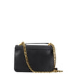 Black Leather Shoulder BagDescription: The product with MPN 30T2A7HL3LBLACK and code F70006 leather in black is a shoulder bags designed by Michael Kors. It has features like front logo, adjustable handle. Additional Info: Color details: Gold Style: Casua