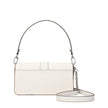 White Leather HandbagDescription: The product with MPN 30T2SGRL1LOPTICWHITE and code F70011 leather in white is a handbags designed by Michael Kors. It has features like front logo, removable handle, adjustable shoulder, removable shoulder. Additional Inf