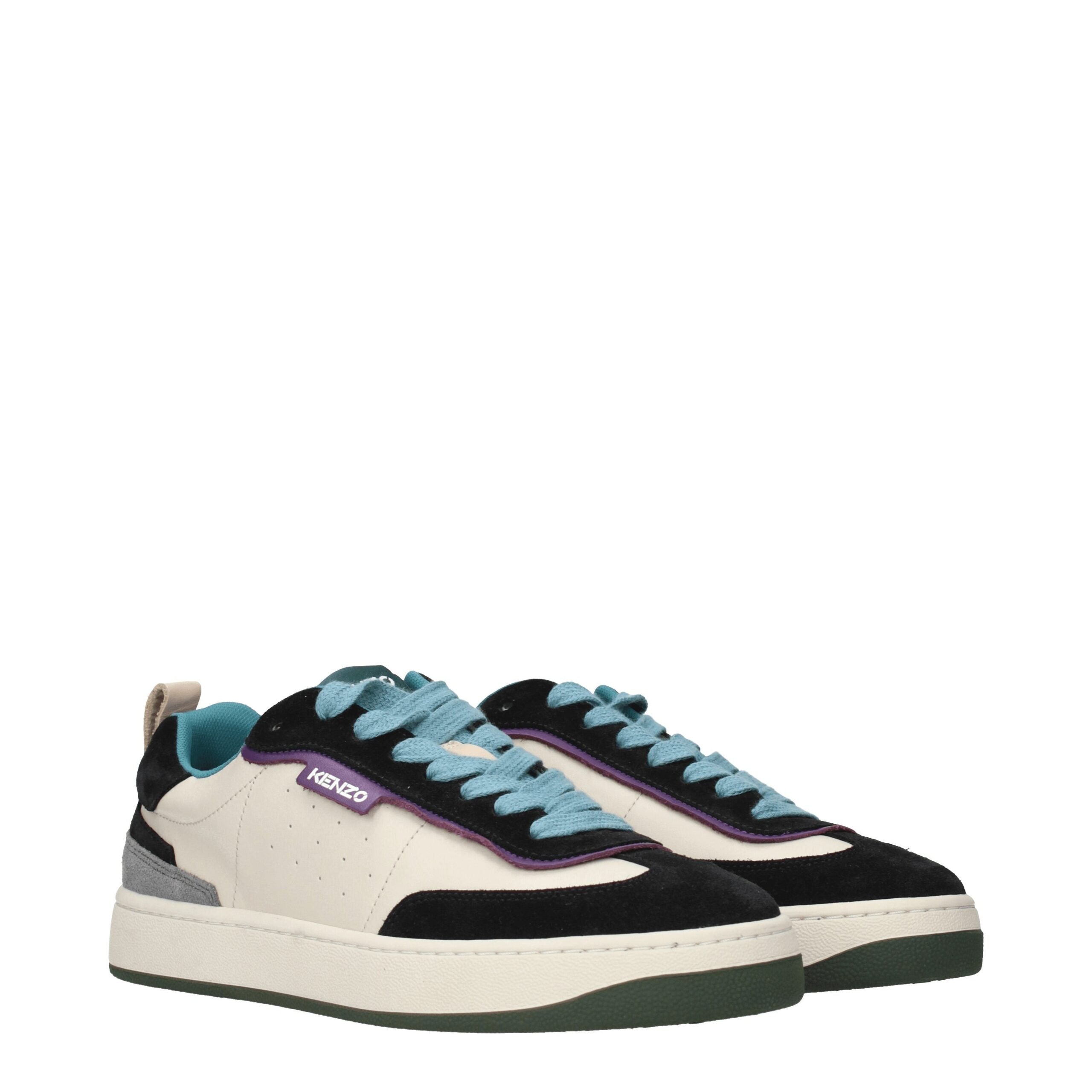 Multicolor Leather Low Top SneakersDescription: The product with MPN FC55SN174L6453 and code F70389 leather in multicolor is a sneakers designed by Kenzo. It has features like front logo, side logo. Additional Info: Style: Casual Closing type: Lace up Clo