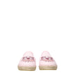 Pink Fabric EspadrillesDescription: The product with MPN FC52ES188F7134 and code F70377 fabric in pink is a espadrilles designed by Kenzo. It has features like front logo. Additional Info: Style: Casual Materials: Fabric Shoe sole: Rubber Shoe tip: Round
