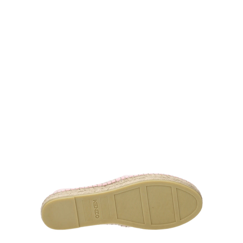 Pink Fabric EspadrillesDescription: The product with MPN FC52ES188F7134 and code F70377 fabric in pink is a espadrilles designed by Kenzo. It has features like front logo. Additional Info: Style: Casual Materials: Fabric Shoe sole: Rubber Shoe tip: Round