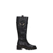 Black Leather Over The KneeDescription: The product with MPN SB39063A999 and code F72588 leather in black is a boots designed by See by Chloé. It has features like aged effect. Additional Info: Style: Casual Closing type: Zip Closure Materials: Leather Sh