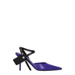 Purple Leather High Heel PumpsDescription: The product with MPN OWII007LEA0013510 and code F76015 leather in violet is a sandals designed by Off-White. It has features like side logo. Additional Info: Style: Casual Closing type: Button Closure Materials: