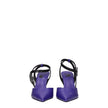 Purple Leather High Heel PumpsDescription: The product with MPN OWII007LEA0013510 and code F76015 leather in violet is a sandals designed by Off-White. It has features like side logo. Additional Info: Style: Casual Closing type: Button Closure Materials: