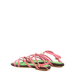 Pink Leather Flat SandalsDescription: The product with MPN 231FO0563073430 and code F76750 leather in pink is a sandals designed by Jacquemus. It has features like front logo. Additional Info: Color details: Gold Style: Casual Closing type: Buckle Closure