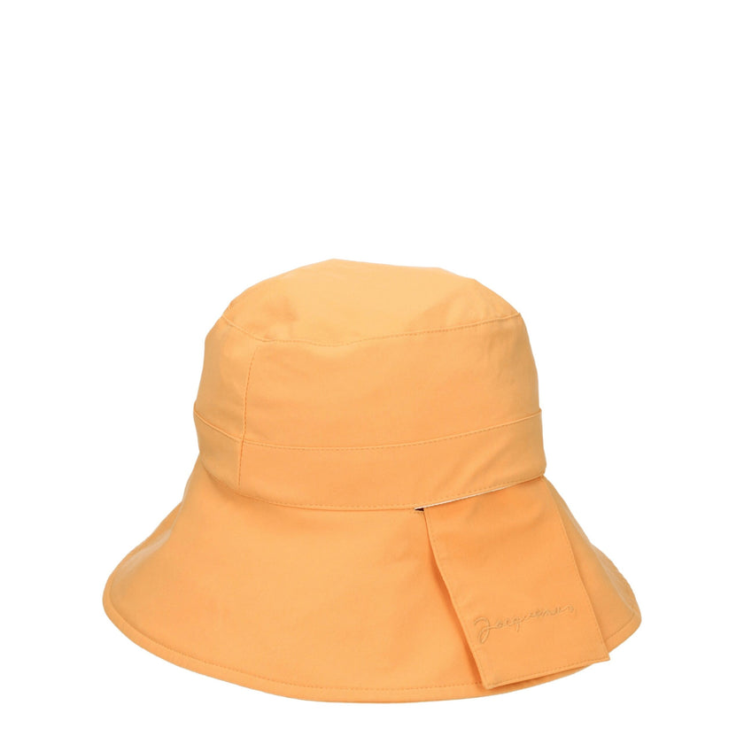 Orange Polyamide Bucket HatDescription: The product with MPN 235AC4481402750 and code F76829 polyamide in orange is a hats designed by Jacquemus. Additional Info: Style: Casual Materials: Cotton Composition: 55% polyamide- 36% cotton- 9% elastane Secondar