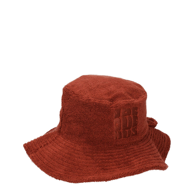 Brown Cotton Bucket HatDescription: The product with MPN 235AC4461329840 and code F76832 cotton in brown is a hats designed by Jacquemus. It has features like front logo. Additional Info: Style: Casual Materials: Cotton Composition: 100% cotton Secondary