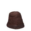 Brown Raffia Bucket HatDescription: The product with MPN 235AC4505046850 and code F76831 raffia in brown is a hats designed by Jacquemus. It has features like colors that may vary, front logo. Additional Info: Style: Casual Materials: Raffia Composition: