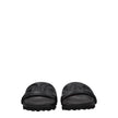 Black Leather SlippersDescription: The product with MPN OMIT001LEA0011010 and code F77104 leather in black is a slippers and clogs designed by Off-White. It has features like front logo. Additional Info: Style: Casual Materials: Leather Shoe sole: Rubber