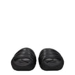 Black Leather SlippersDescription: The product with MPN VL299LPQP0PA and code F77106 leather in black is a slippers and clogs designed by Balmain. It has features like side logo. Additional Info: Style: Casual Materials: Leather Shoe sole: Rubber Heel hei