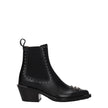 Black Leather Ankle BootsDescription: The product with MPN CHC22W705AV001 and code F77636 leather in black is a ankle boots designed by Chloé. It has features like studs, stones. Additional Info: Color details: Silver Style: Casual Materials: Leather Shoe