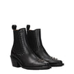 Black Leather Ankle BootsDescription: The product with MPN CHC22W705AV001 and code F77636 leather in black is a ankle boots designed by Chloé. It has features like studs, stones. Additional Info: Color details: Silver Style: Casual Materials: Leather Shoe