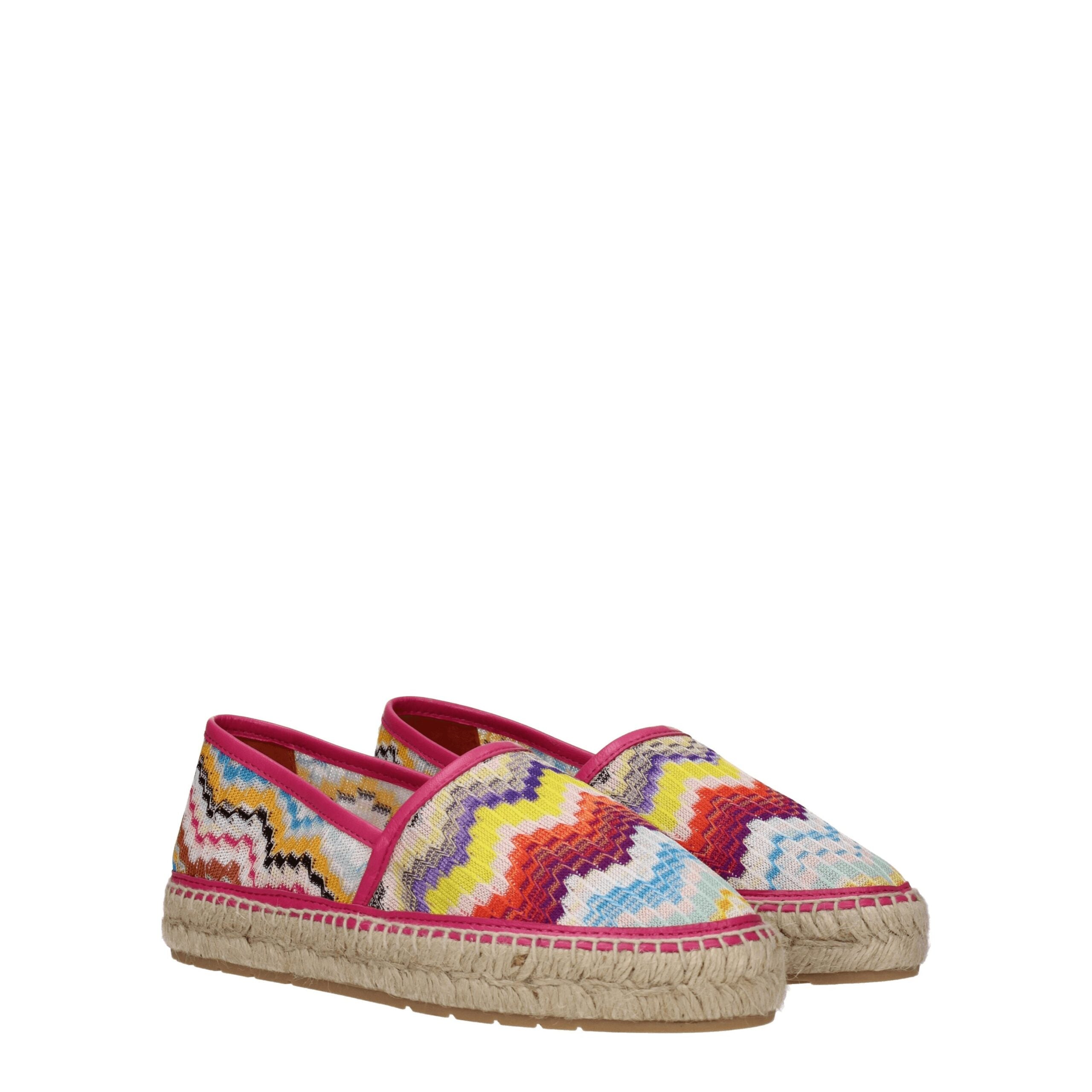 Multicolor Leather Espadrilles by Missoni