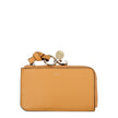 Orange Leather WalletDescription: The product with MPN AP761F57892 and code F75767 leather in orange is a coin purses designed by Chloé. It has features like front logo. Additional Info: Color details: Gold Style: Casual Card holder(s): 1 Closing type: Zi