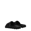Black Leather SlippersDescription: The product with MPN OWIT001LEA0011010 and code F77847 leather in black is a slippers and clogs designed by Off-White. It has features like front logo. Additional Info: Style: Casual Materials: Leather Shoe sole: Rubber