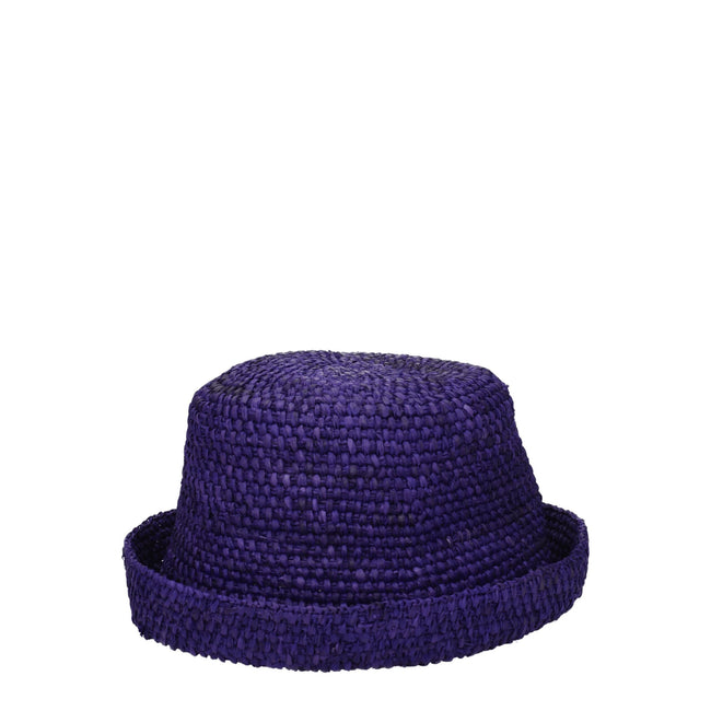 Purple Raffia HatDescription: The product with MPN 235AC4505046650 and code F76831 raffia in violet is a hats designed by Jacquemus. It has features like colors that may vary, front logo. Additional Info: Style: Casual Materials: Raffia Composition: 100%