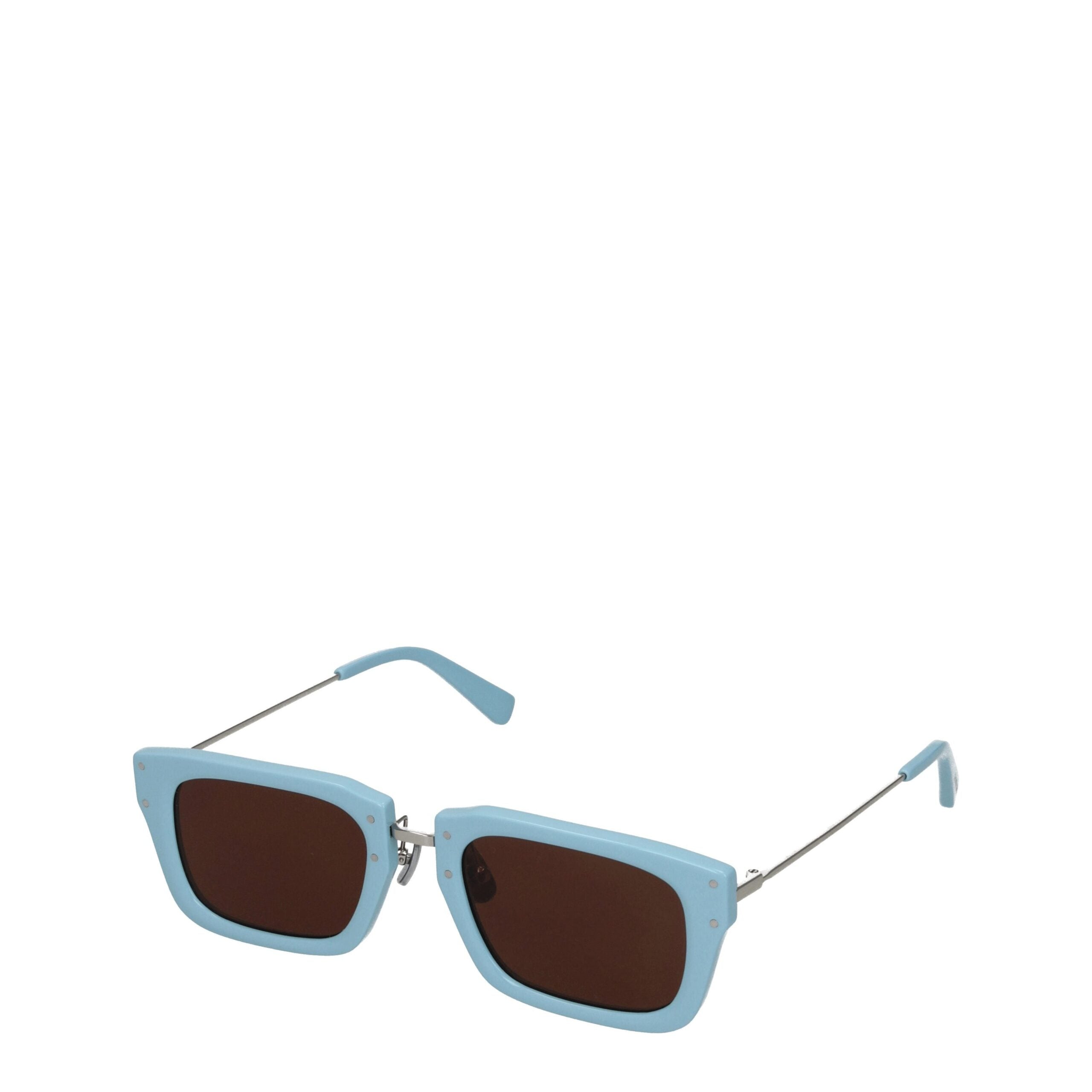 Light Blue Acetate SunglassesDescription: The product with MPN 226AC4315041330 and code F78001 acetate in heavenly is a sunglasses designed by Jacquemus. Additional Info: Arm length: 15.5 cm Frame materials: Acetate frame Lens diameter: 5.1 cm Lens: Dark