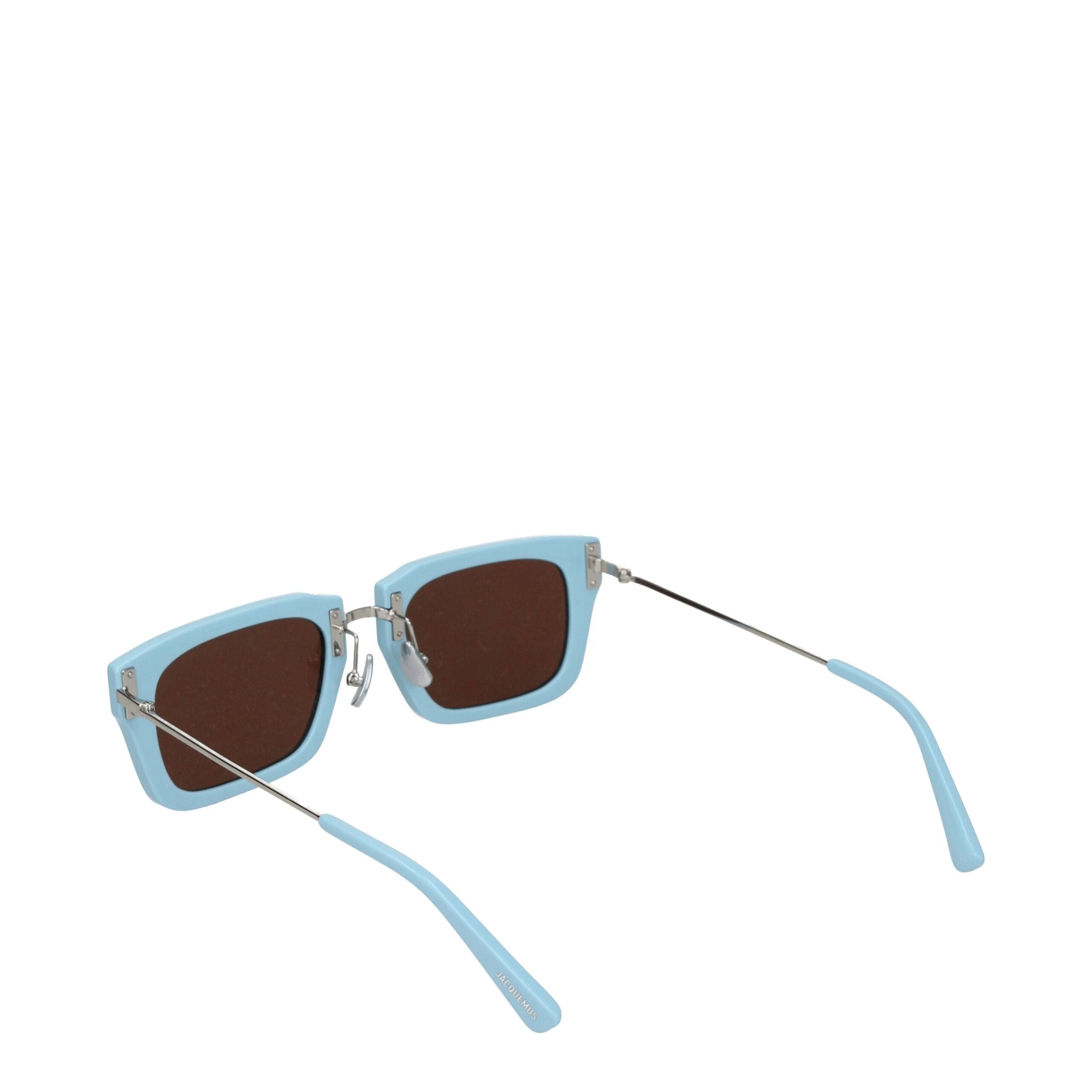 Light Blue Synthetic Sunglasses by Jacquemus