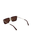 Brown Acetate SunglassesDescription: The product with MPN 226AC4315041850 and code F78001 acetate in brown is a sunglasses designed by Jacquemus. Additional Info: Arm length: 15.5 cm Frame materials: Acetate frame Lens diameter: 5.1 cm Lens: Dark Protecti