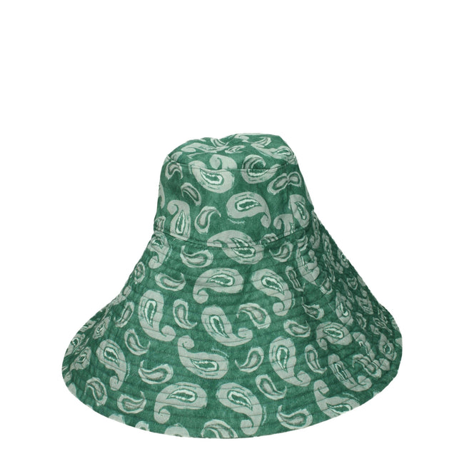 Green Cotton SunhatDescription: The product with MPN 235AC47413845CQ and code F78007 cotton in green is a hats designed by Jacquemus. It has features like side logo, print which can vary. Additional Info: Style: Vintage Materials: Cotton MPN: 235AC4741384