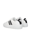 White Leather Low Top SneakersDescription: The product with MPN 10041841A007752W020 and code F78138 leather in white is a sneakers designed by Versace. It has features like front logo. Additional Info: Style: Casual Closing type: Lace up Closure Materials