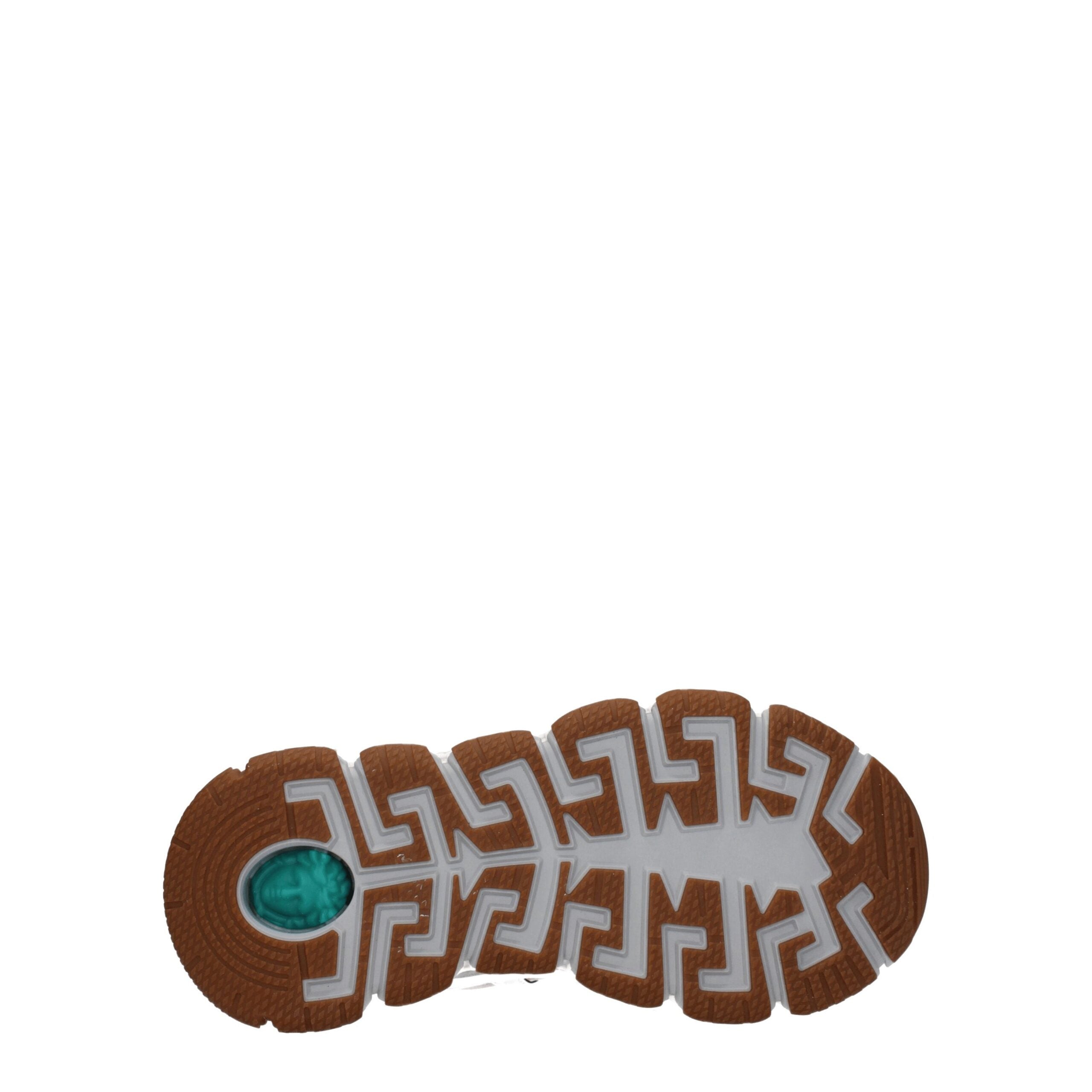Weiße Sport-Sneaker aus Leder mit Logodetail