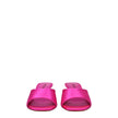 Pink Satin Stiletto Heel SandalsDescription: The product with MPN OWIJ027FAB0023232 and code F78154 satin in fuchsia is a sandals designed by Off-White. Additional Info: Style: Casual Materials: Satin Shoe sole: Leather Heel height: 5 cm Shoe tip: Open to