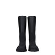 Black Cotton Rain BootsDescription: The product with MPN 8077778 and code F78315 rubber in black is a boots designed by Burberry. Additional Info: Style: Casual Materials: Rubber Shoe sole: Rubber Heel height: 3.5 cm Shoe tip: Round toe Heel type: Mid hee