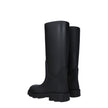 Black Cotton Rain BootsDescription: The product with MPN 8077778 and code F78315 rubber in black is a boots designed by Burberry. Additional Info: Style: Casual Materials: Rubber Shoe sole: Rubber Heel height: 3.5 cm Shoe tip: Round toe Heel type: Mid hee
