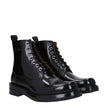 Black Leather Ankle BootsDescription: The product with MPN 3BO305ZJQ969 and code F79019 leather in black is a ankle boots designed by Christian Dior. It has features like side logo, back logo. Additional Info: Style: Casual Closing type: Lace up Closure M