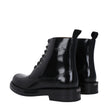 Black Leather Ankle BootsDescription: The product with MPN 3BO305ZJQ969 and code F79019 leather in black is a ankle boots designed by Christian Dior. It has features like side logo, back logo. Additional Info: Style: Casual Closing type: Lace up Closure M