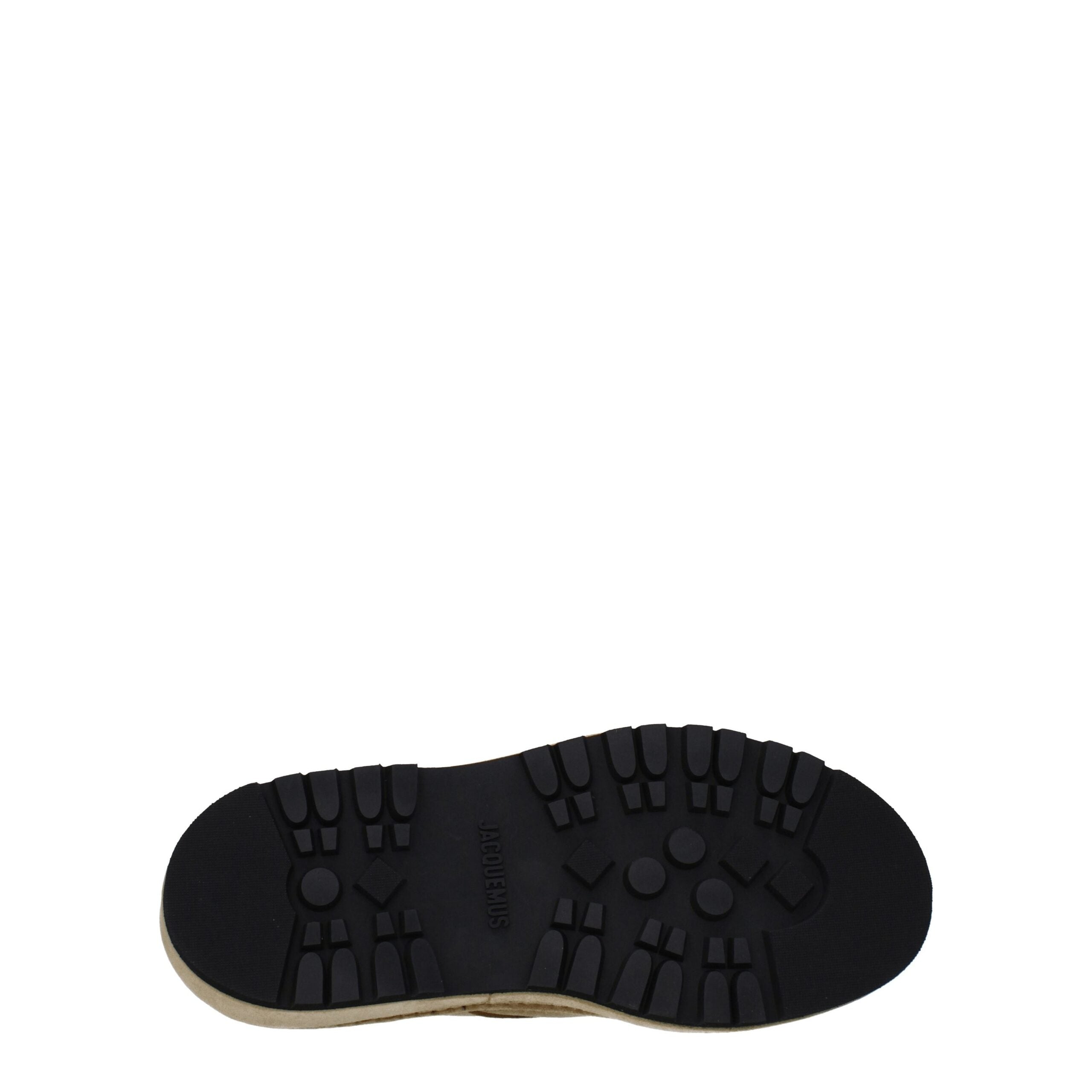 Beige Leather Oxfords And DerbiesDescription: The product with MPN 236FO1214031130 and code F79069 suede in beige is a lace up and monkstrap designed by Jacquemus. It has features like back logo. Additional Info: Style: Casual Closing type: Lace up Closur