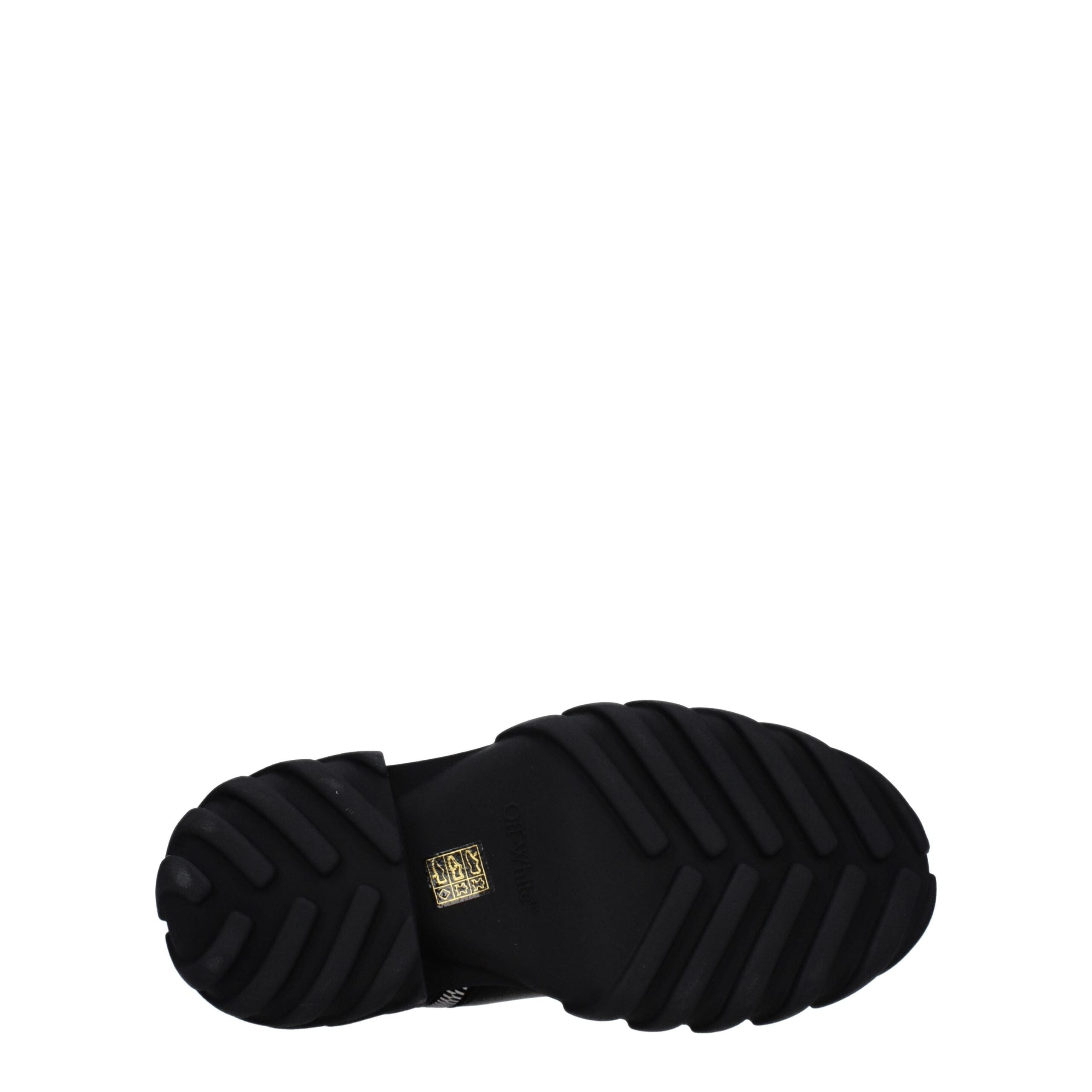 Schwarze Stiefeletten aus Leder mit seitlichem Logo