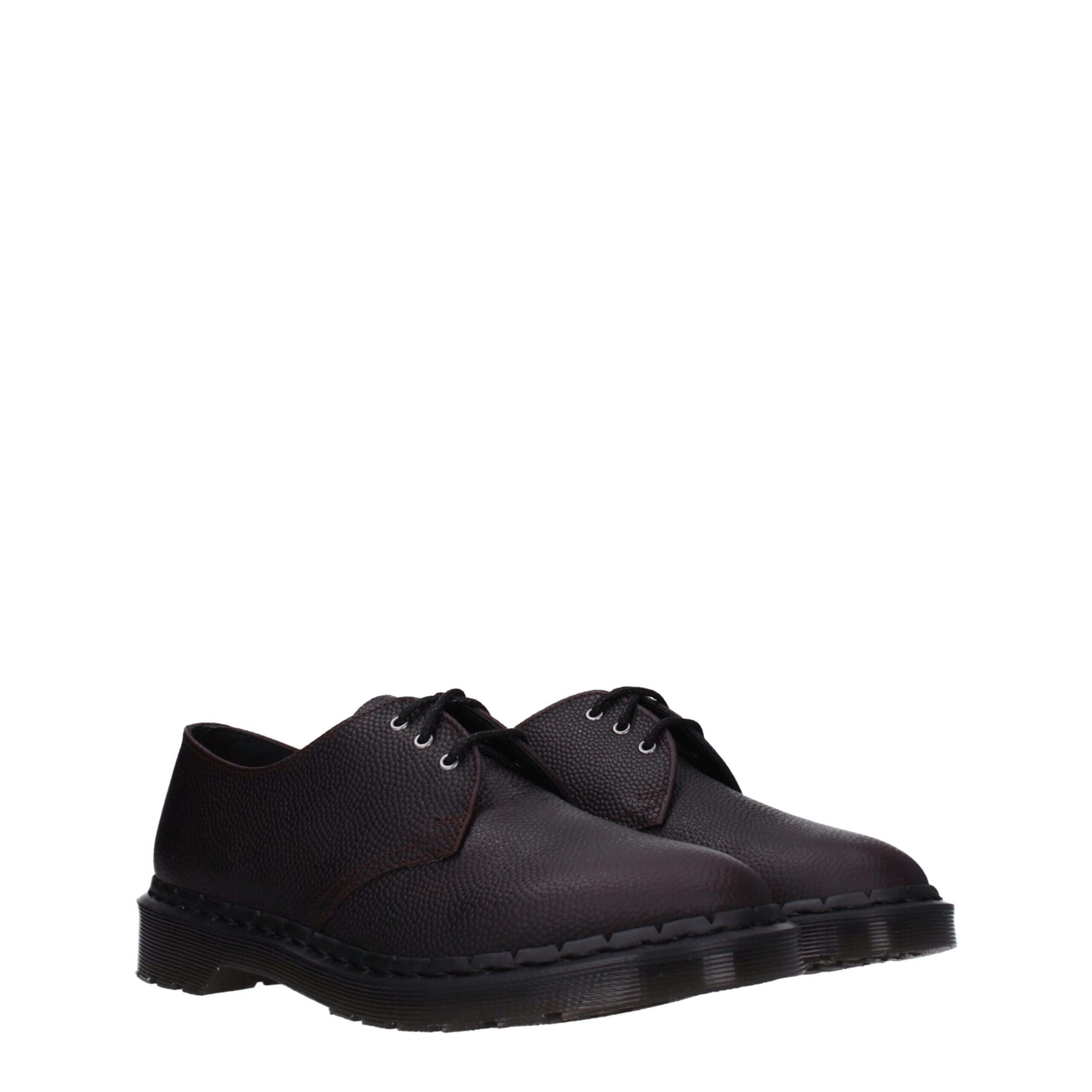 Purple Leather Oxfords And DerbiesDescription: The product with MPN U146130960601 and code F79207 leather in violet is a lace up and monkstrap designed by Dr. Martens. Additional Info: Style: Casual Closing type: Lace up Closure Materials: Leather Shoe so