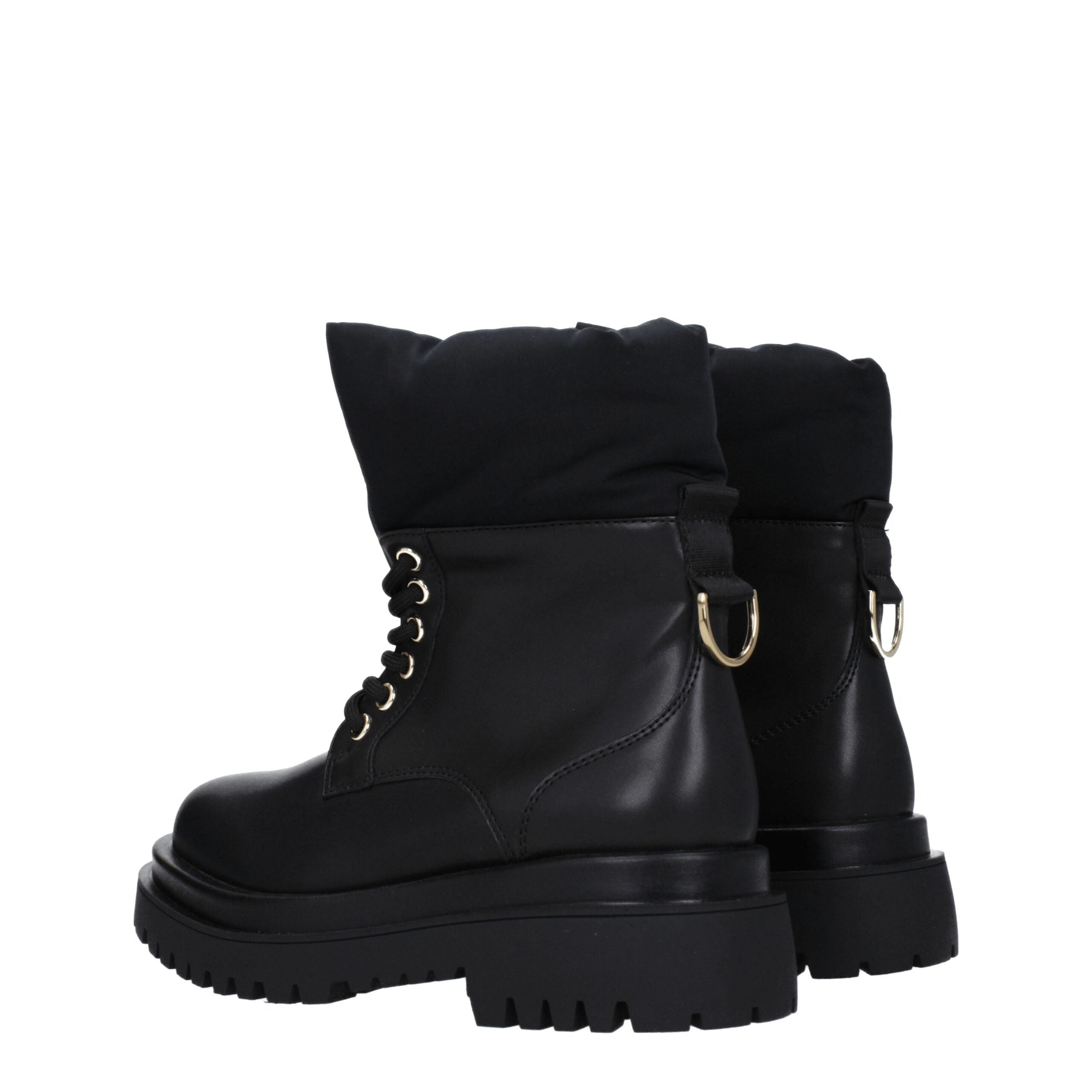 Black Polyethylene Ankle BootsDescription: The product with MPN 75VA3S62ZS870899 and code F79235 polyurethane in black is a ankle boots designed by Versace Jeans. It has features like front logo. Additional Info: Style: Casual Closing type: Lace up Closur