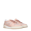 Pink Fibres SneakersDescription: The product with MPN 8E8415AN7KF1KO7 and code F79877 net in pink is a sneakers designed by Fendi. It has features like front logo, side logo, back logo. Additional Info: Style: Casual Closing type: Lace up Closure Material