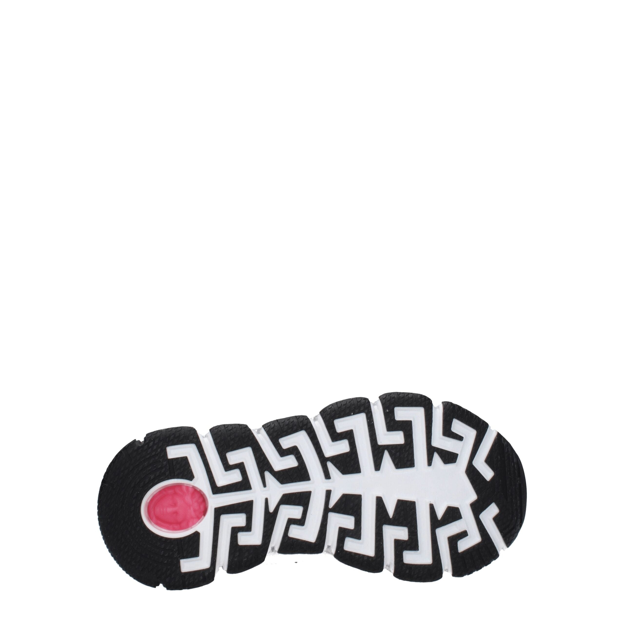 Weiße sportliche Sneaker aus Leder mit Logo-Details